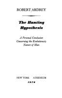 The Hunting Hypothesis cover